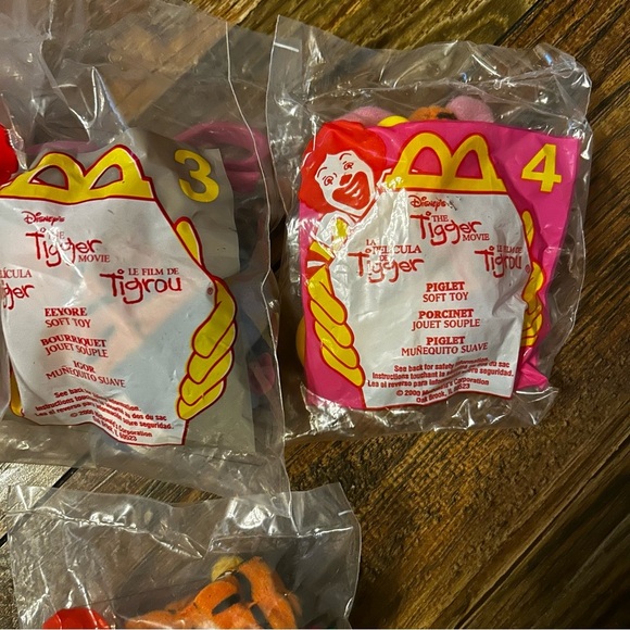 NWT NIP 2000 The Tigger‎ Movie McDonalds Happy Meal Toy Set of 6 Vintage - Picture 3 of 6
